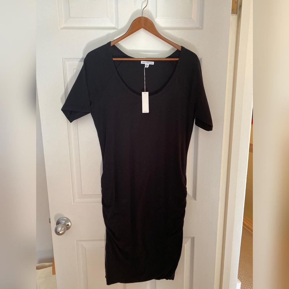 James Perse - cotton black dress